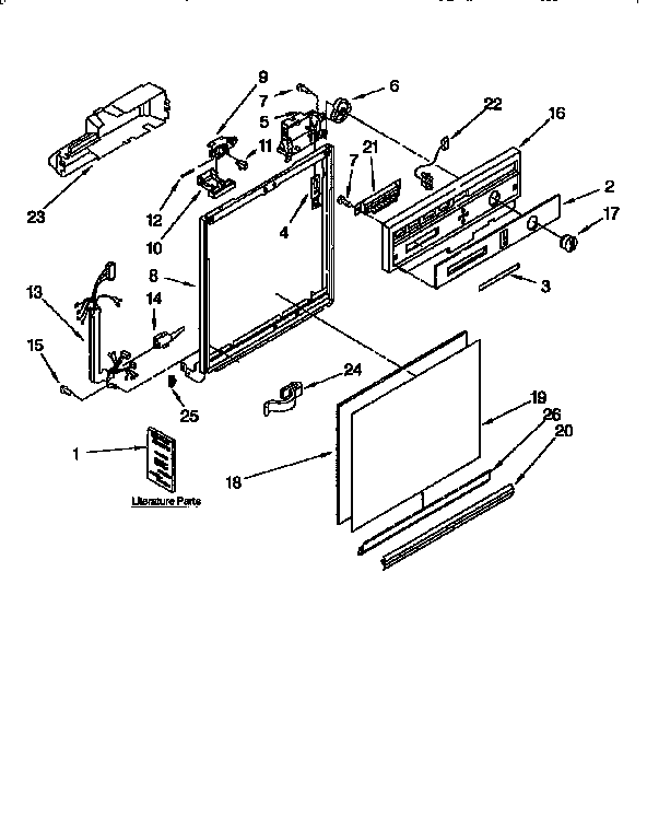 Frame and console