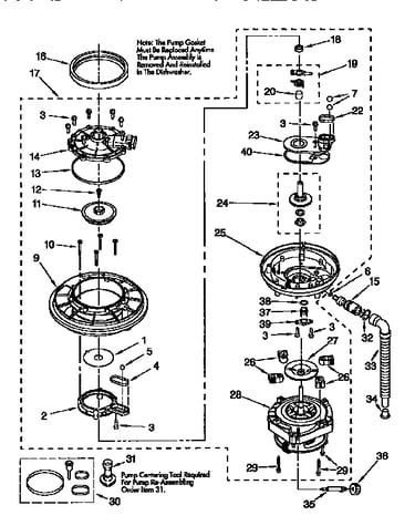 Pump and motor
