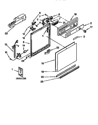 Frame and console