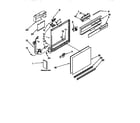 Kenmore 66515828690 frame and console diagram