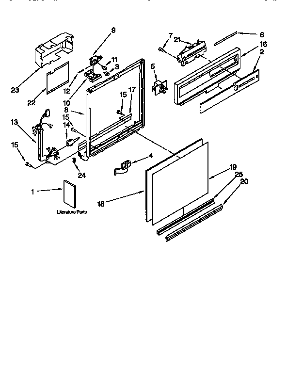Frame and console