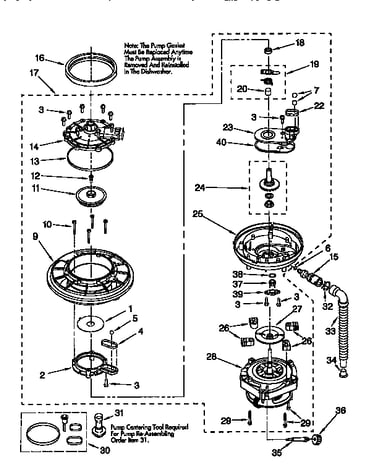 Pump and motor