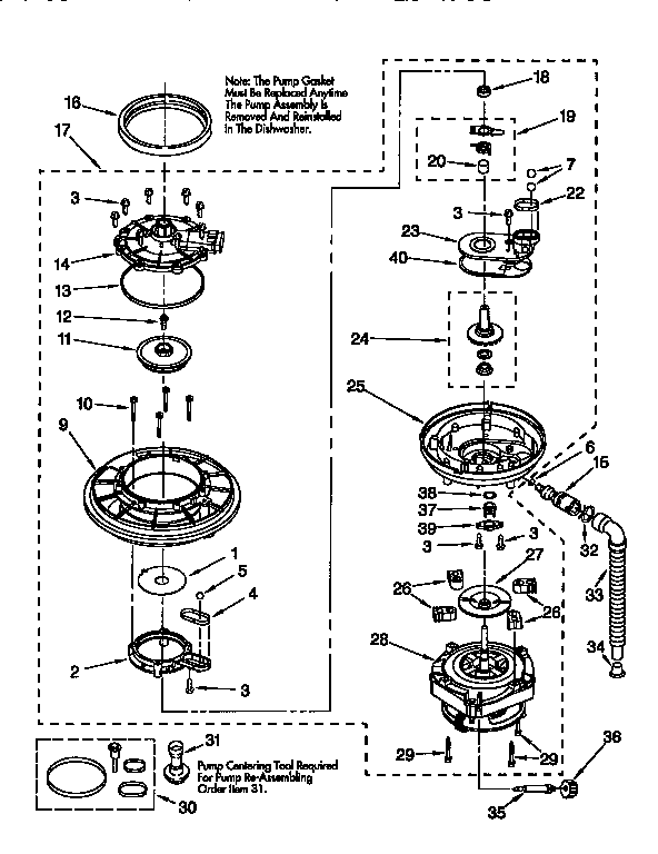 Pump and motor