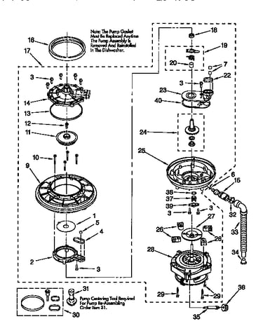 Pump and motor