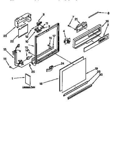 Frame and console