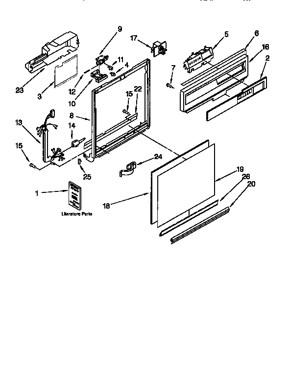 Frame and console