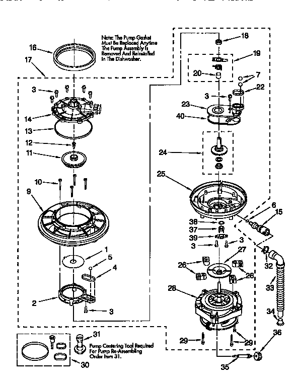 Pump and motor