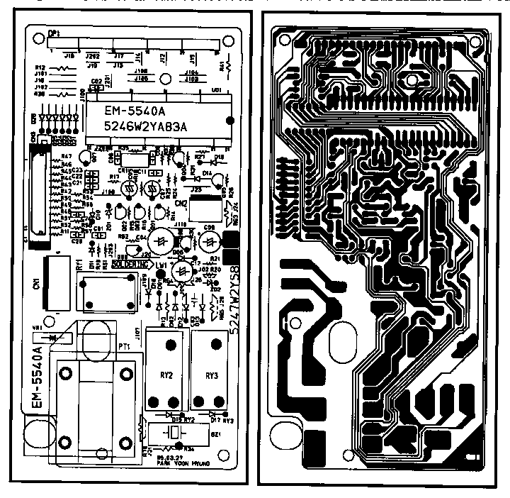 POWER AND CONTROL CIRCUIT BOARD