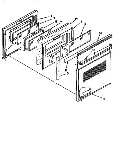 Oven door