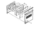 Kenmore 6654579391 oven door diagram