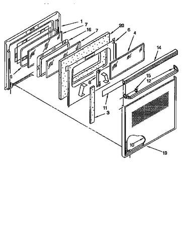 Oven door