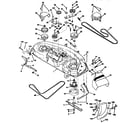 Craftsman 917256600 mower deck diagram