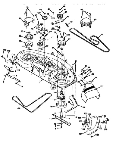 Mower deck