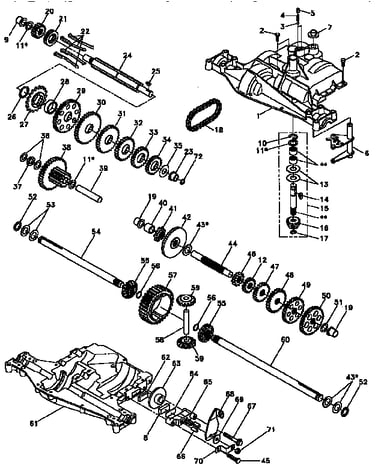 Dana transaxle 4360-97