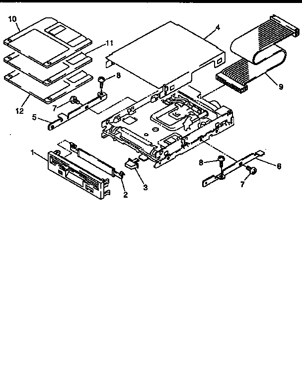 Floppy disk drive assembly