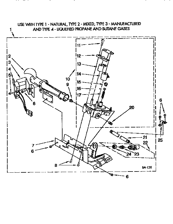 Burner assembly 3401771