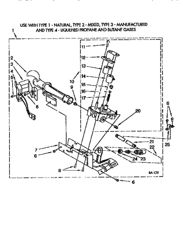 Burner assembly 3401771