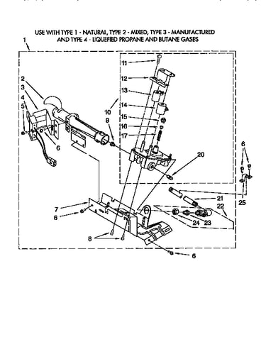 3401771 burner assembly