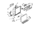 Kenmore 6651684993 frame and console diagram