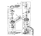 Kenmore 6651584993 pump and motor diagram