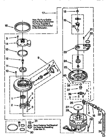 Pump and motor