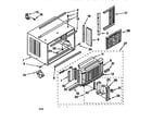 Kenmore 1069700872 cabinet diagram