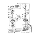 Kenmore 6651691593 pump and motor diagram