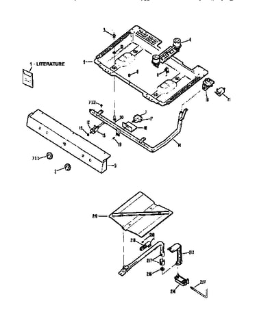 Burner section