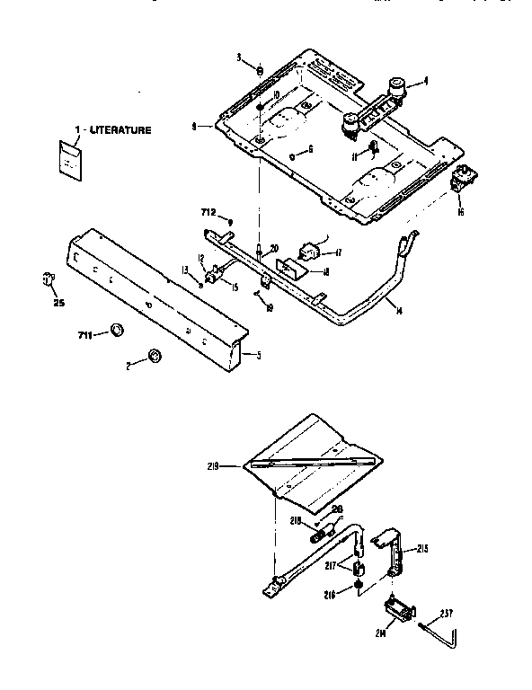 Burner section
