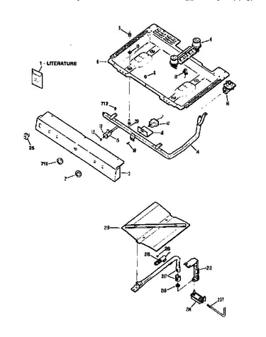 Burner section