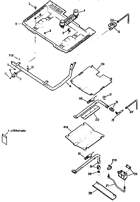 Burner section
