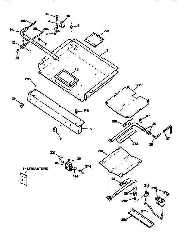 Burner section