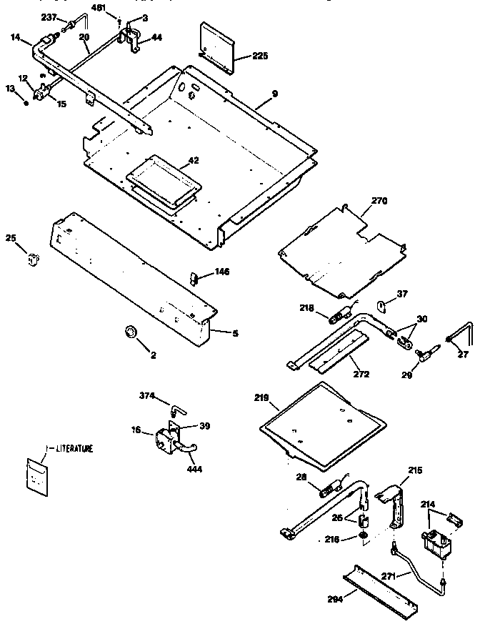 Burner section
