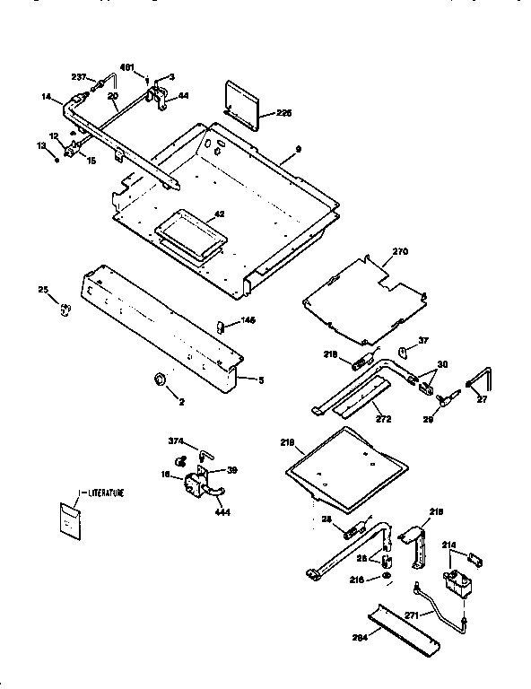 Burner section