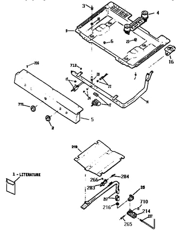 Burner section