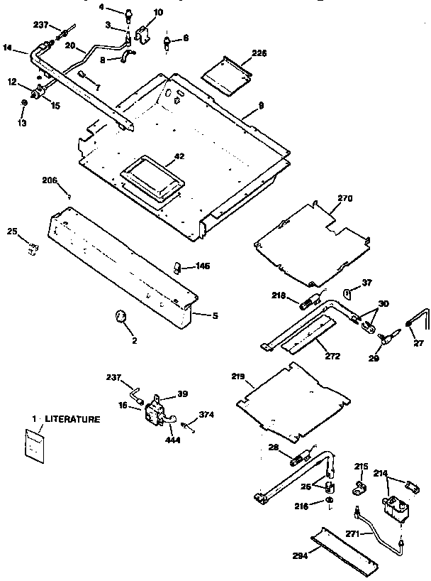 Burner section