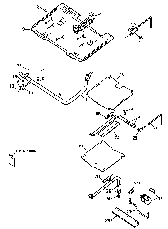 Burner section