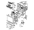 Kenmore 3631556992 body and door assembly diagram
