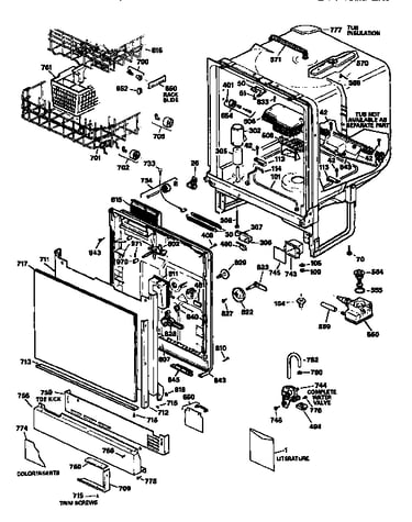 Body and door assembly