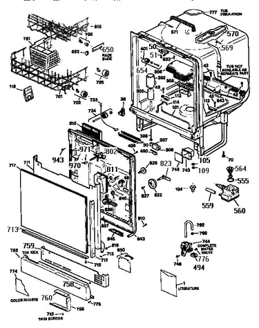 Body parts & door assembly