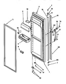 Refrigerator door