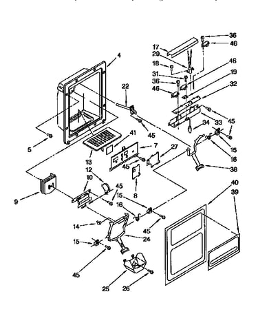 Dispenser front