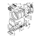 Kenmore 11099576200 dryer bulkhead diagram