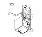 Kenmore 11099576200 dryer support & washer harness diagram