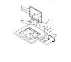 Kenmore 11099576200 washer top and lid diagram