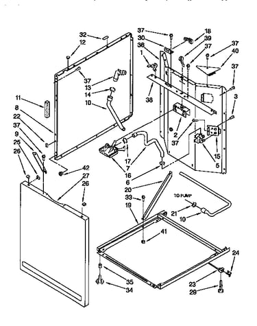 Washer cabinet