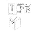 Kenmore 11099576200 washer water system diagram