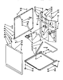 Washer cabinet