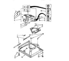 Kenmore 11092380200 machine base diagram