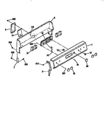 Backguard section